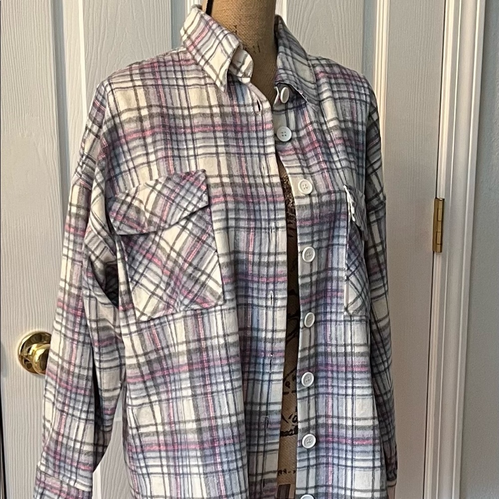 NWOT Fantastic Fawn Shacket